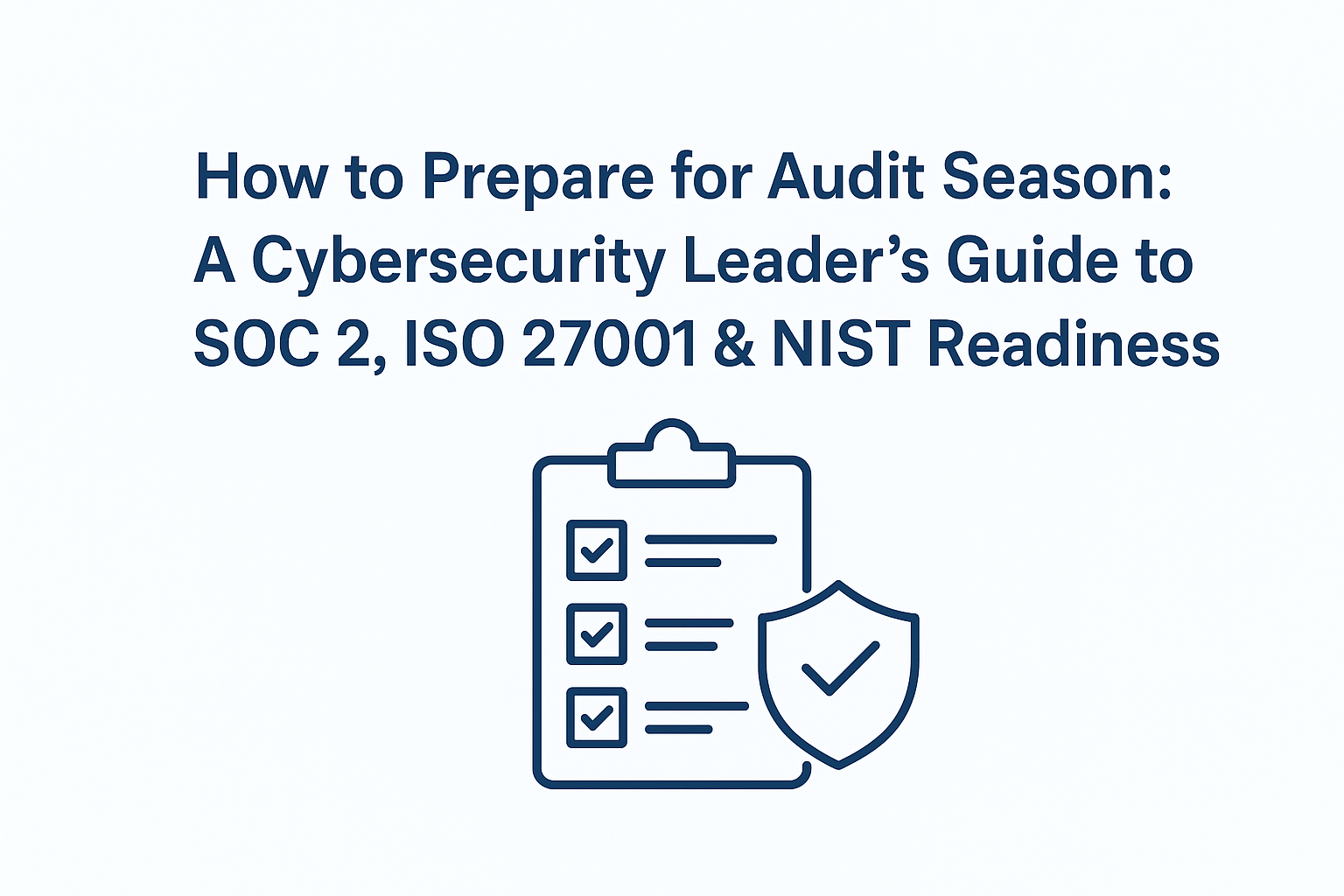 image from How to Prepare for Audit Season: A Cybersecurity Leader’s Guide to SOC 2, ISO 27001 & NIST Readiness